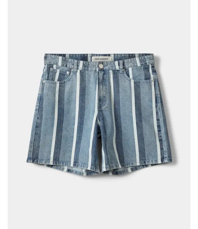 Sofie Schnoor Ozila Striped Denim Shorts