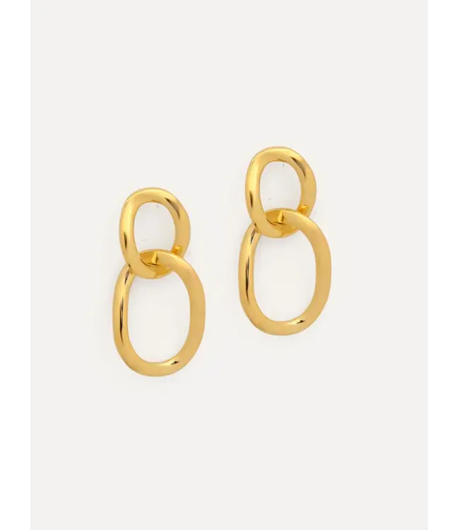 Les Soeurs Cara Double Loop Gold (set)