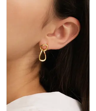 Les Soeurs Cara Double Loop Gold (set)