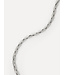 Les Soeurs Mara Linked Snake Bracelet Silver