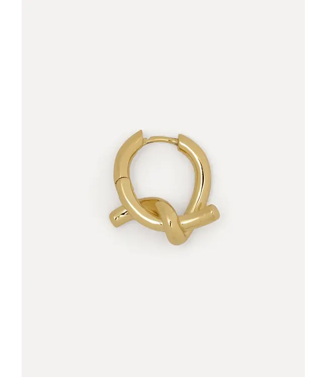 Les Soeurs Jazz Knot Earring Gold