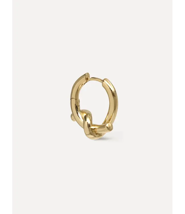 Les Soeurs Jazz Knot Earring Gold