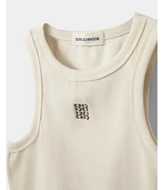 Sofie Schnoor Beca Rib Tank Top Cream White