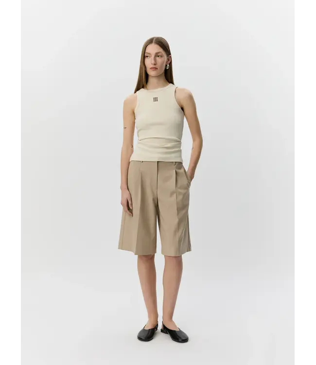 Sofie Schnoor Beca Rib Tank Top Cream White