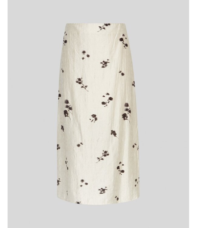 Msch Copenhagen Rianna Skirt Oatmeal Flower