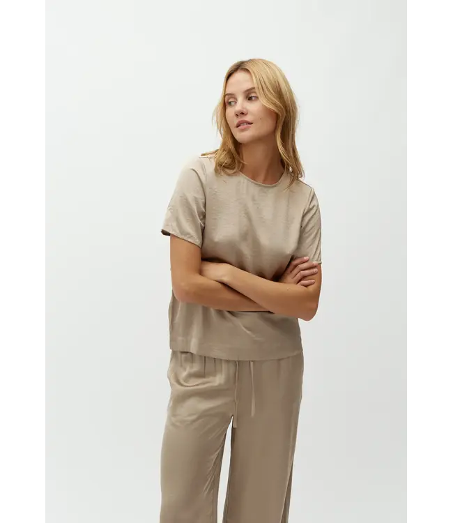 Mbym Nivara Quill Shirt Sand Grey