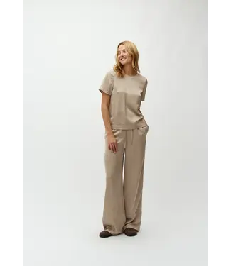 Mbym Asaka Quill Pants Sand Grey