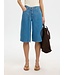 Selected Femme Tenna Bermuda Denim Shorts Blue