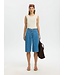 Selected Femme Tenna Bermuda Denim Shorts Blue