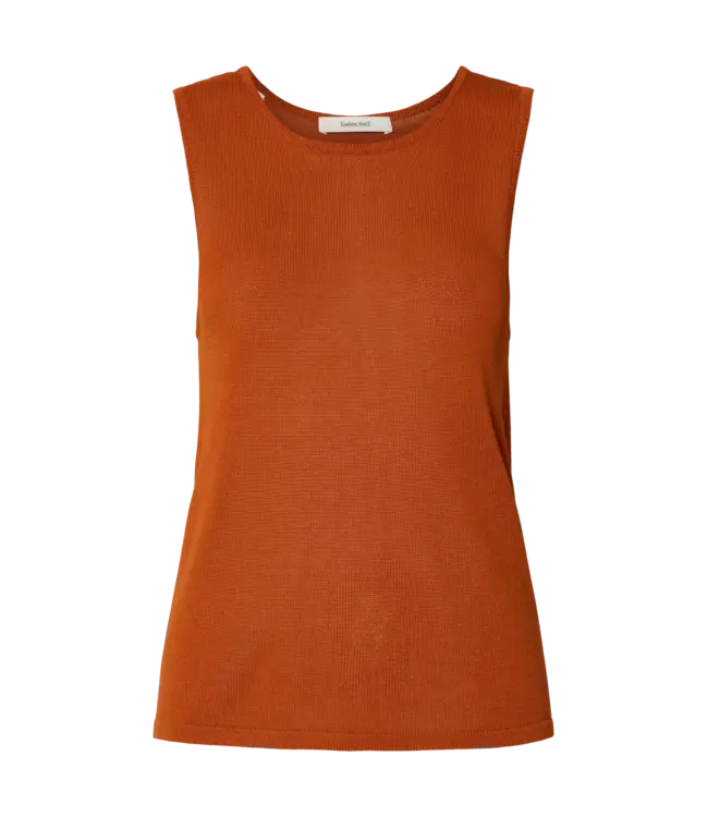 Selected Femme Moon Sus Knit Top Potters Clay