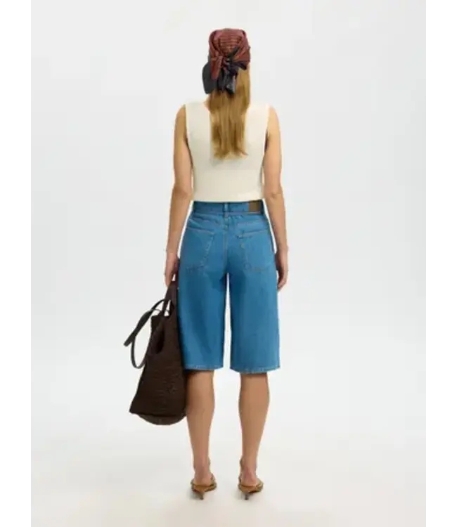 Selected Femme Moon Sus Knit Top Birch