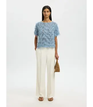 Selected Femme Myline Boat Neck Top