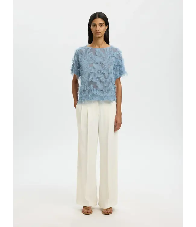 Selected Femme Myline Boat Neck Top