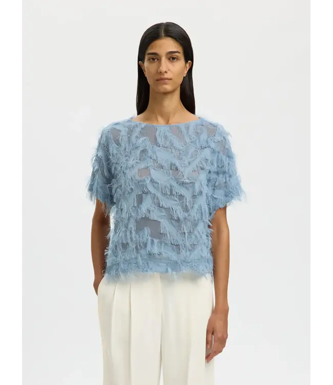 Selected Femme Myline Boat Neck Top