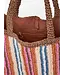 Beck Söndergard Stripe Straw Tota Bag