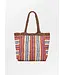 Beck Söndergard Stripe Straw Tota Bag