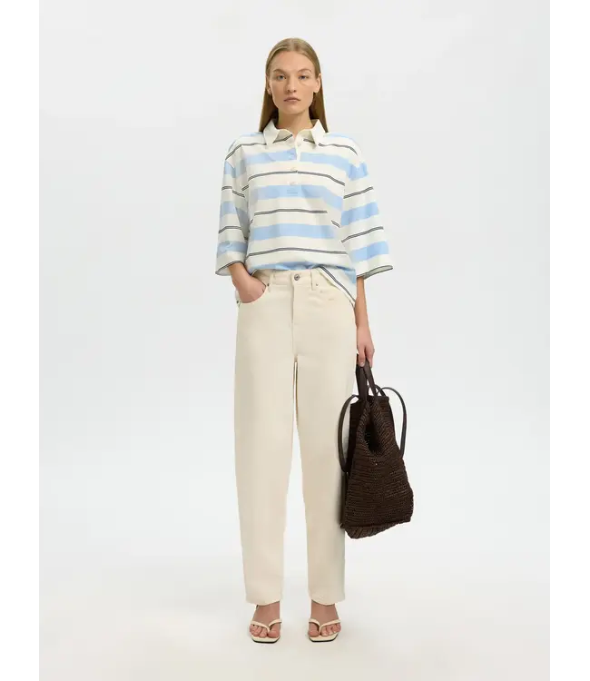 Selected Femme Relaxed Mellie 2/4 Polo