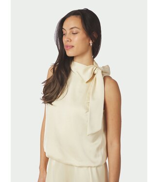 Neo Noir Veda Heavy Sateen Top Light Yellow