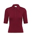 Gestuz Drew Polo Top Cabernet
