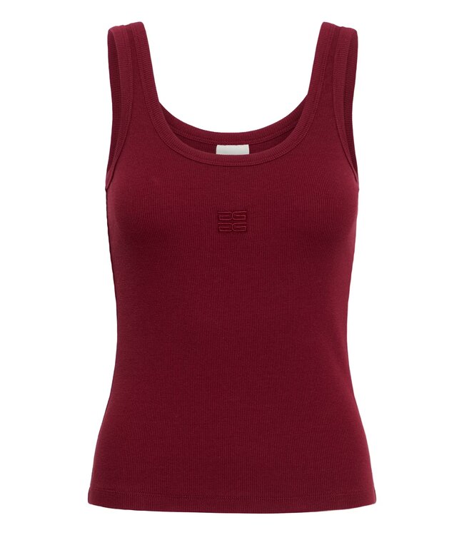 Gestuz Drew Logo Top Cabernet
