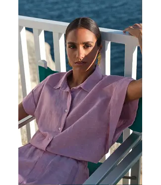 By Bar Pixie Linen Blouse