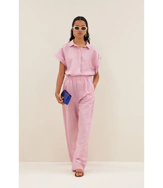 By Bar Pixie Linen Blouse