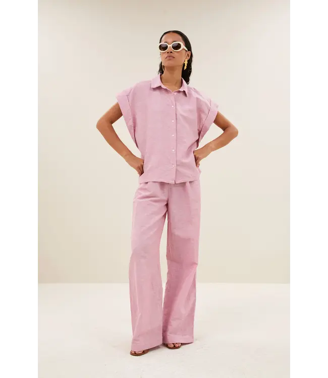 By Bar Pixie Linen Blouse