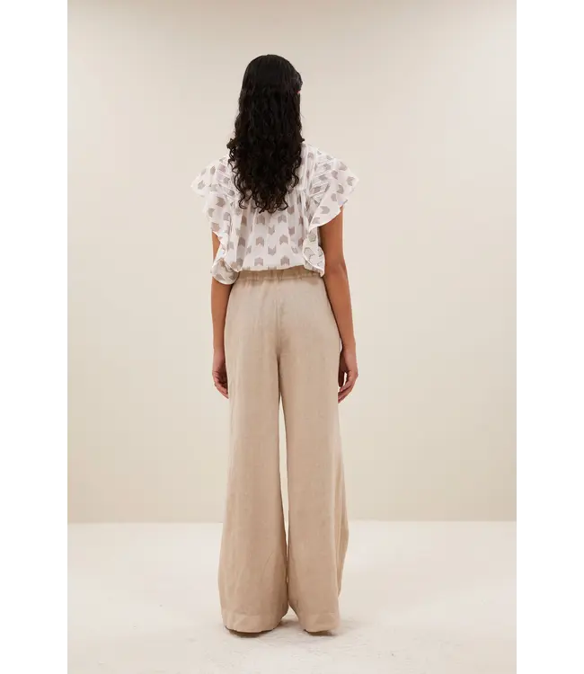 By Bar Benji Linen Pants Biscuit