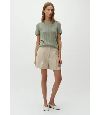Mbym SS 26 Cristiana Shorts Natural Linen