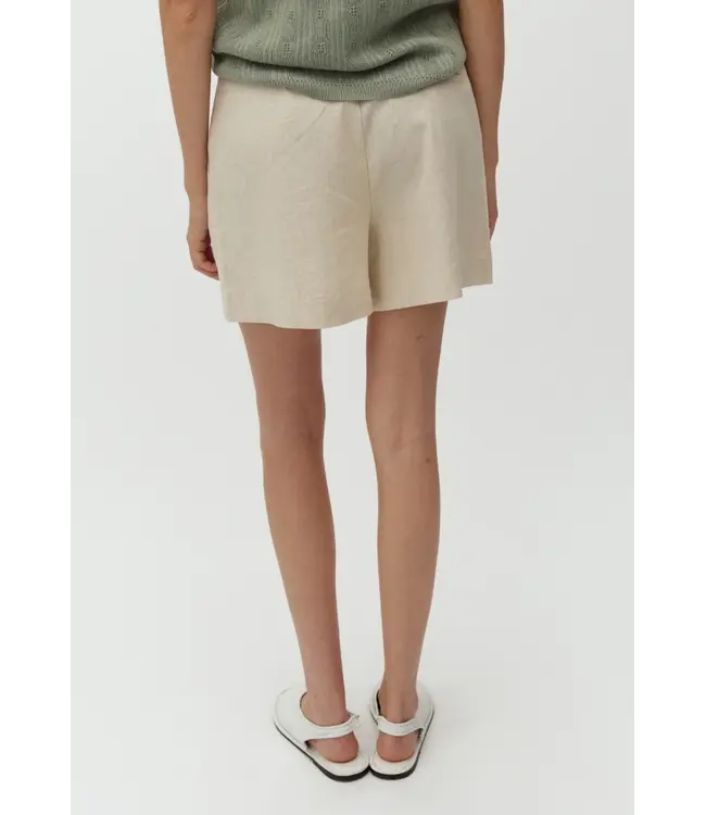Mbym Cristiana Shorts Natural Linen