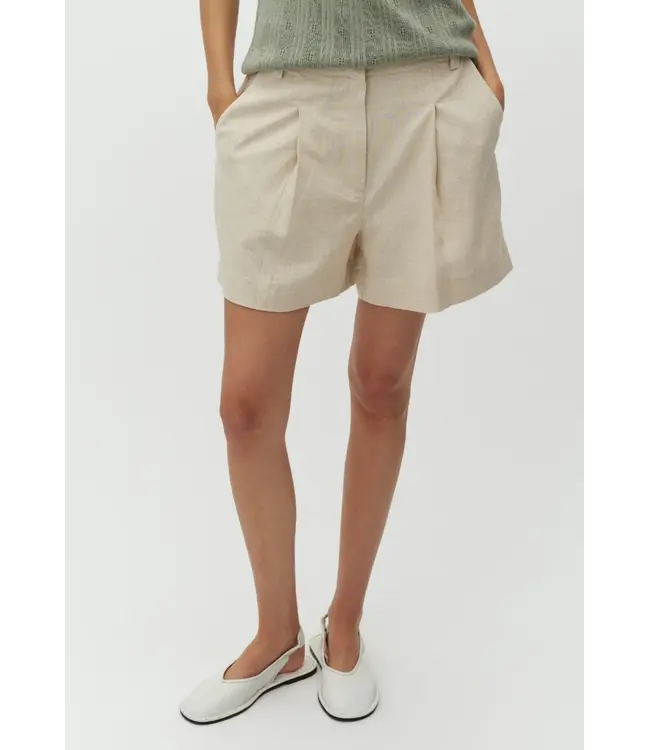 Mbym SS 26 Cristiana Shorts Natural Linen