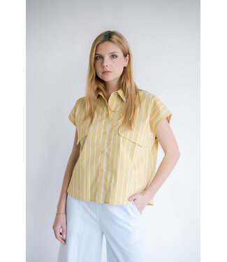 Held Antwerp Pippa Blouse Yellow Blue