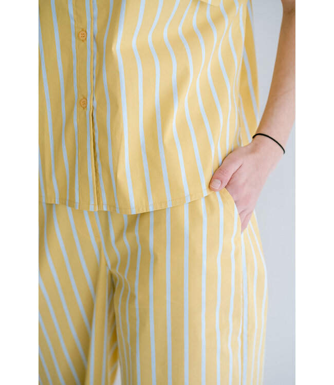 Held Antwerp Sam Pants Yellow Blue Stripes