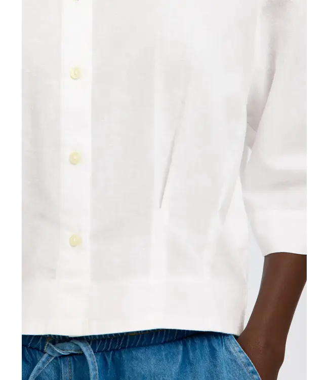 Selected Femme Cleo Regular 3/4 Cropped Shirt