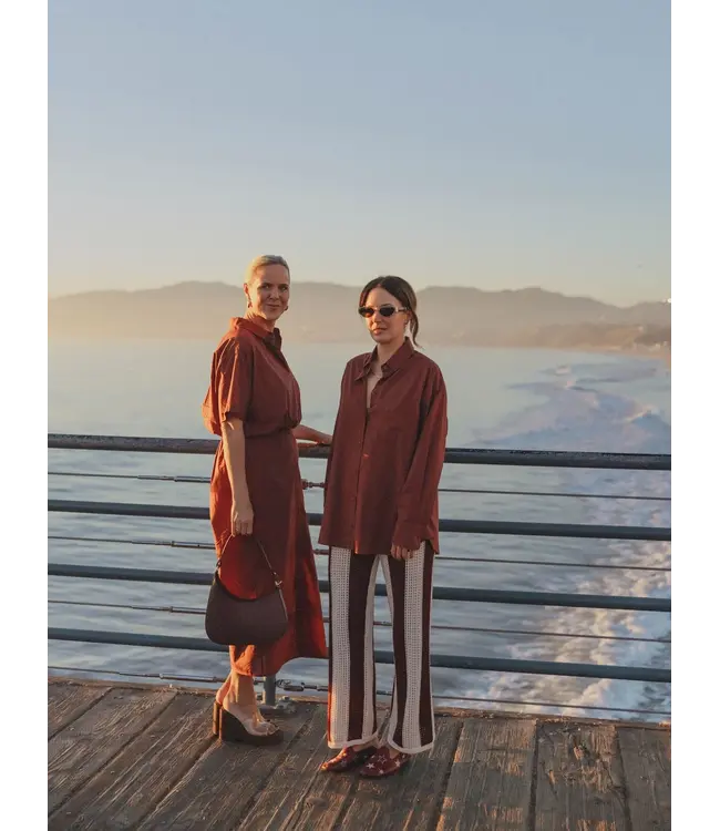 Les Soeurs Lina Pants Burgundy