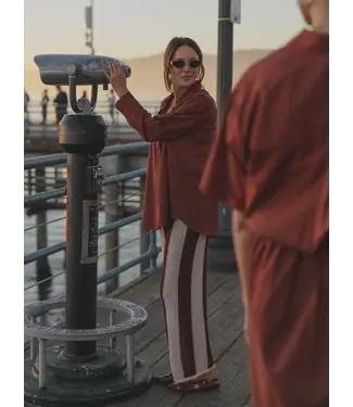 Les Soeurs Lina Pants Burgundy