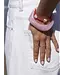 Les Soeurs Resin Bangle Organic Armband Pink