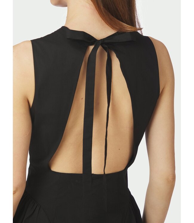 Neo Noir Zora Poplin Dress