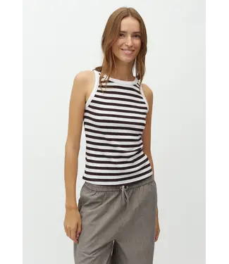 Mbym Jaxson Evelyn Top Stripe Java