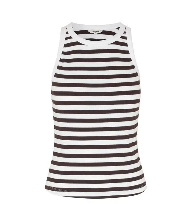 Mbym Jaxson Evelyn Top Stripe Java