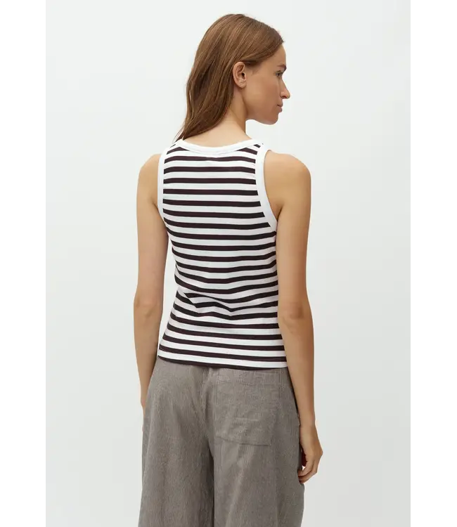 Mbym Jaxson Evelyn Top Stripe Java