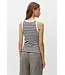 Mbym Jaxson Evelyn Top Stripe Java