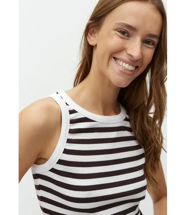 Mbym Jaxson Evelyn Top Stripe Java