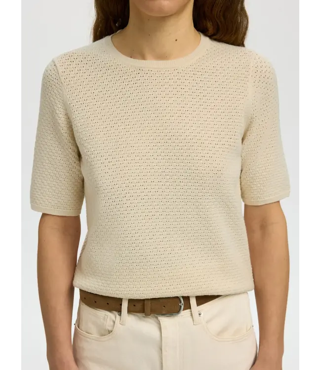 Selected Femme Helle New 2/4 Knit O-neck