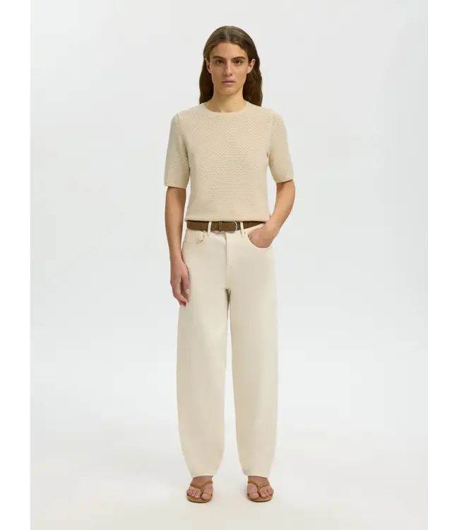 Selected Femme Helle New 2/4 Knit O-neck