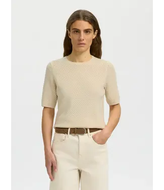 Selected Femme Helle New 2/4 Knit O-neck