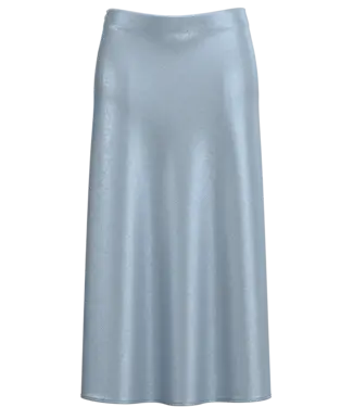 Selected Femme Lena HW Midi Skirt Dusty Blue