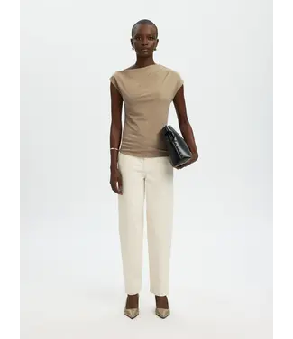Selected Femme Molly Top Weathered Teak