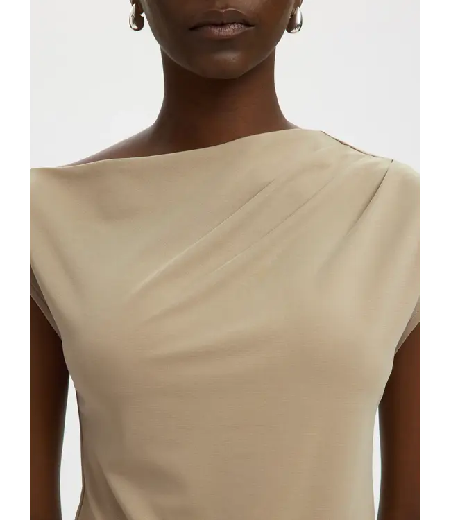 Selected Femme Molly Top Weathered Teak
