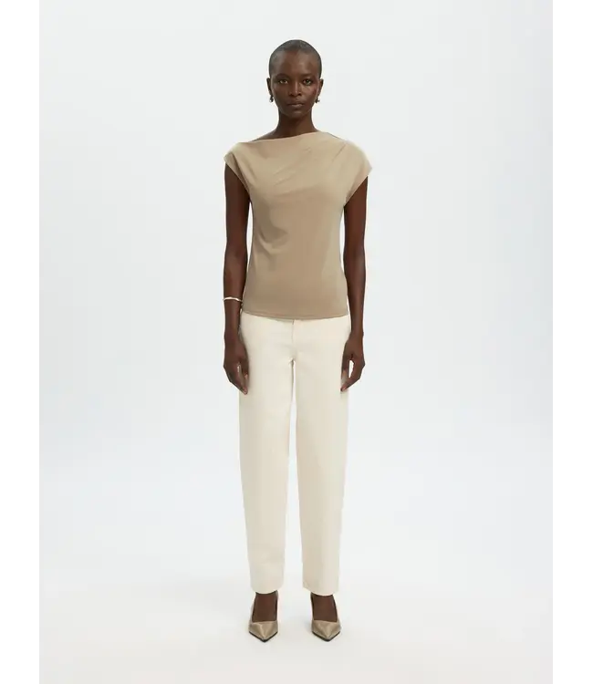Selected Femme Molly Top Weathered Teak